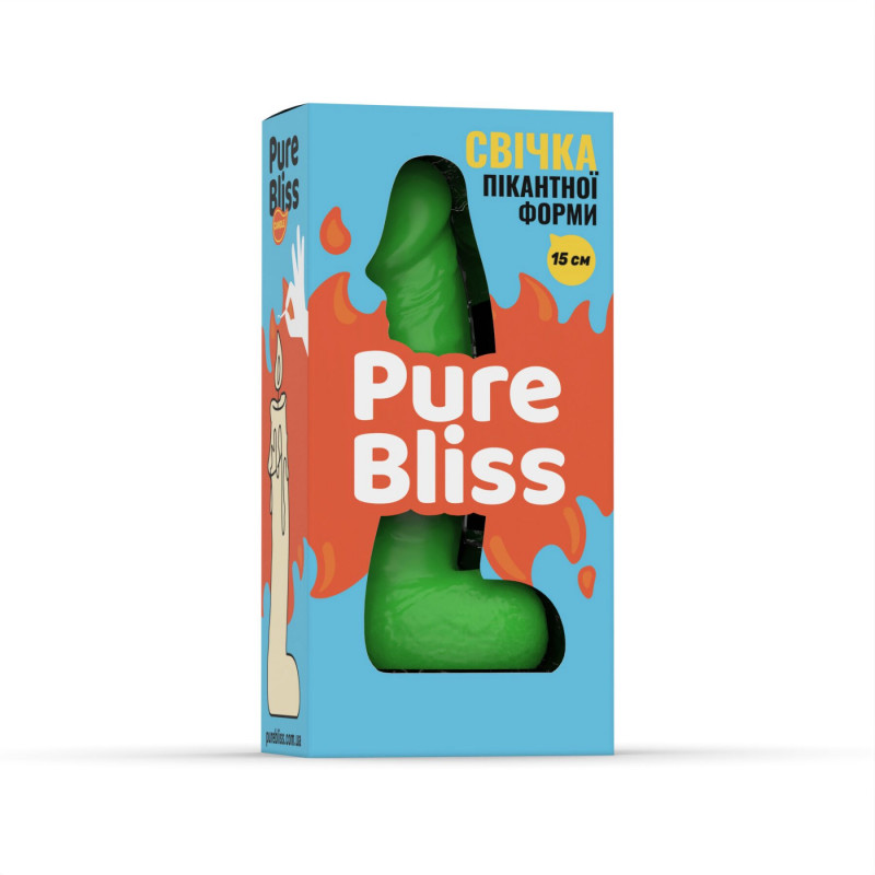 Задня частина свічки Pure Bliss MINI Green 15 см, деталі основи