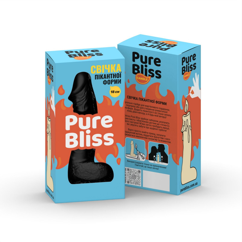 Детальний вигляд основи свічки Pure Bliss BIG Black 18 см
