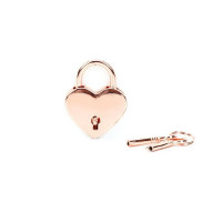 Набор замочков Liebe Seele Heart Shape Rose Gold (2 шт)