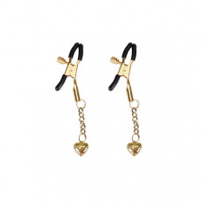 Затискачі для сосків Liebe Seele Hollow Heart Gold — Keks-Hub