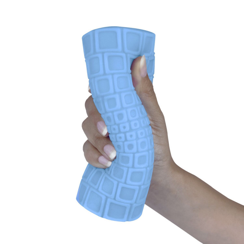 Мастурбатор Wooomy Jigggy Abstract, вид збоку, демонстрація гнучкості