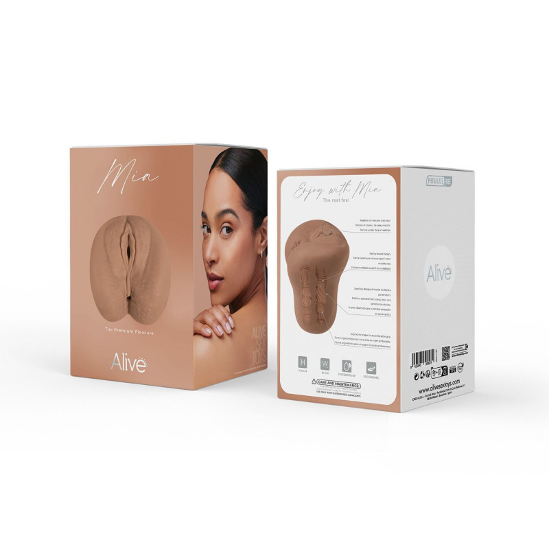 Мастурбатор Alive Mia Super Realistic XL Caramel (SX1707-R) - загальний вигляд