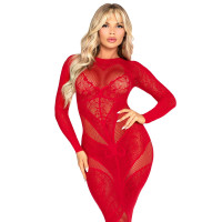 Сукня Bodycon Leg Avenue Lace and Net One Size, Червона