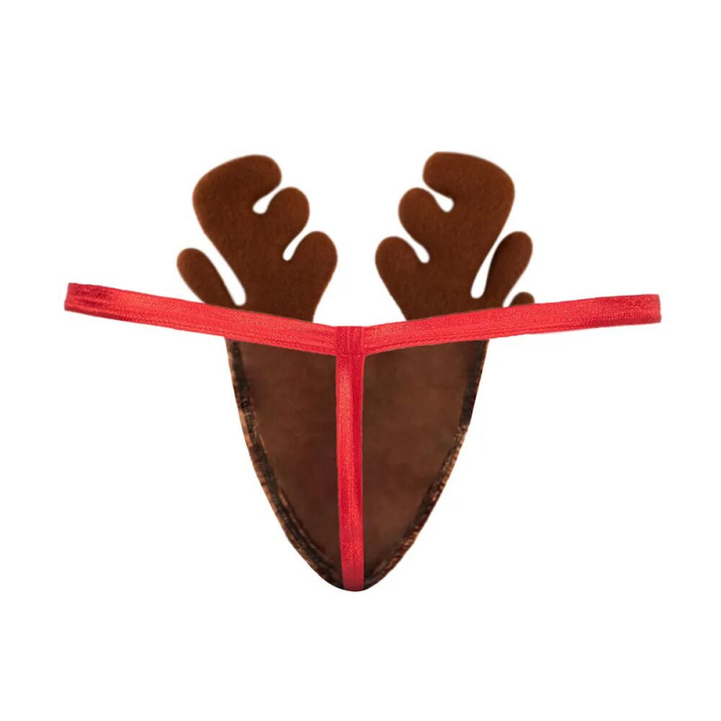 Мужские трусы JSY Олень 7276, вид сбоку, подчеркивающий детали кроя