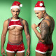 Чоловічий еротичний новорічний костюм JSY 9133 One Size: деталі комплектації