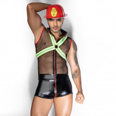 Чоловічий еротичний костюм JSY 9152 Пожежного One Size — Keks-Hub