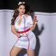Еротичний костюм медсестри JSY P61115 Plus Size: деталі крою та оздоблення