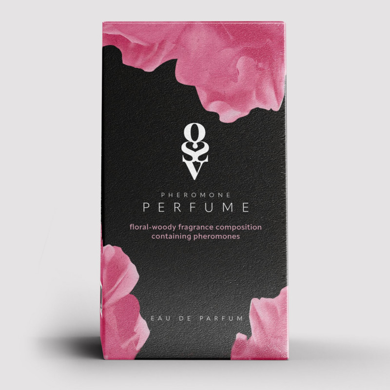 Упаковка парфумів з феромонами Obsessive Perfume Floral - Woody 30 мл, розкішний дизайн