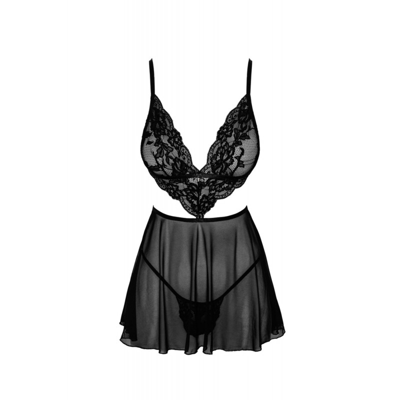 Бічні лямки та регулювання розміру бебі-долу Noir Handmade French Kiss S/M