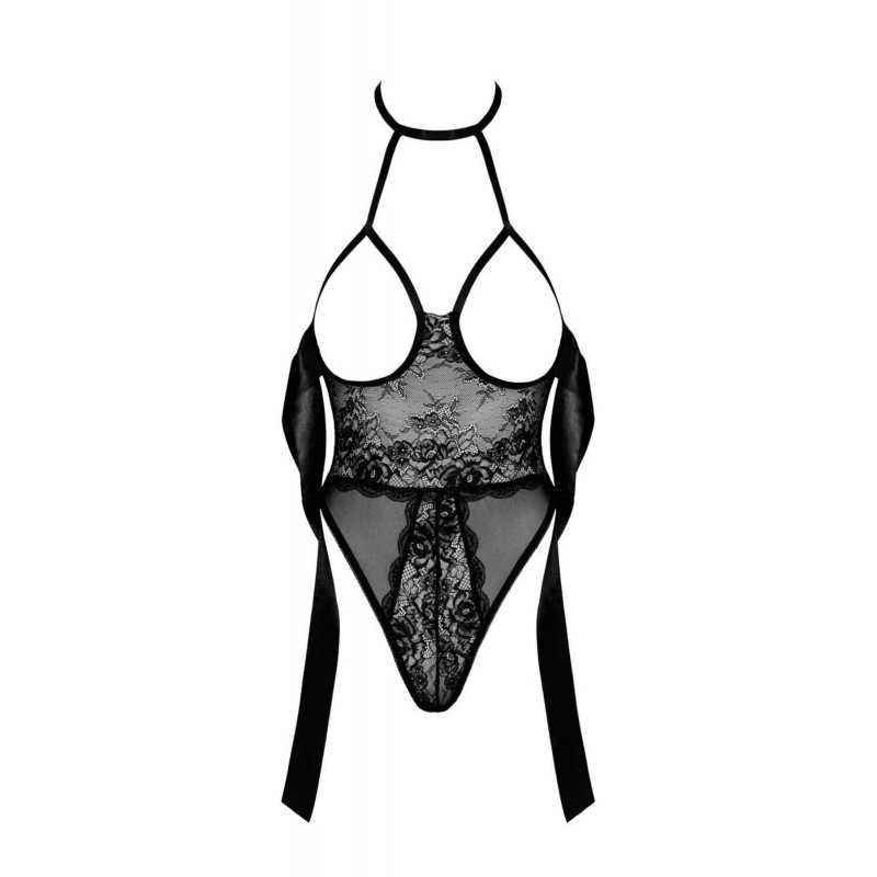 Кріплення та застібка на боді Noir Handmade Kissable Sexy Body Black