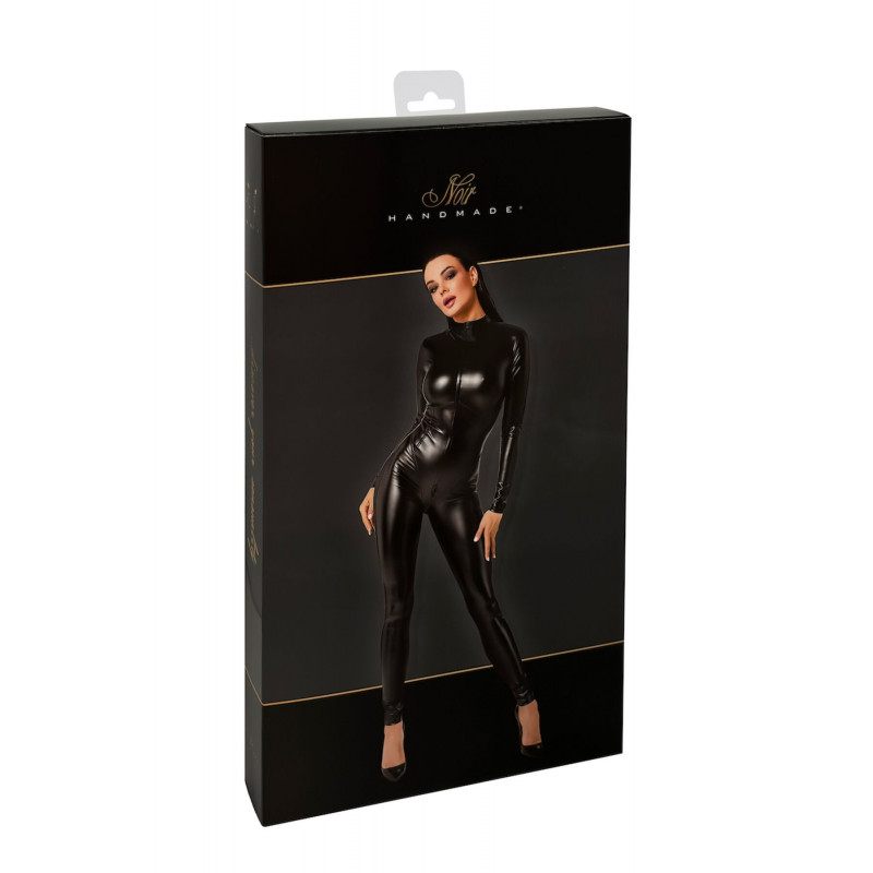 Зворотний бік комбінезону Noir Handmade F331 Powerwetlook XXL: вигляд спини та посадка