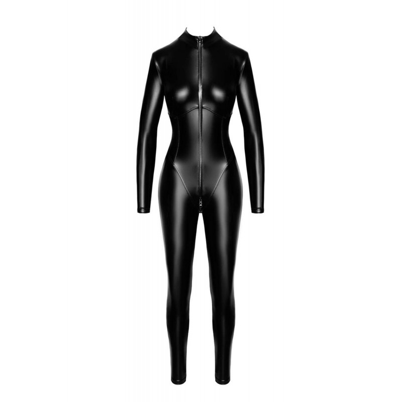 Комбінезон Noir Handmade F331 Powerwetlook overall 3XL - деталі швів та обробки