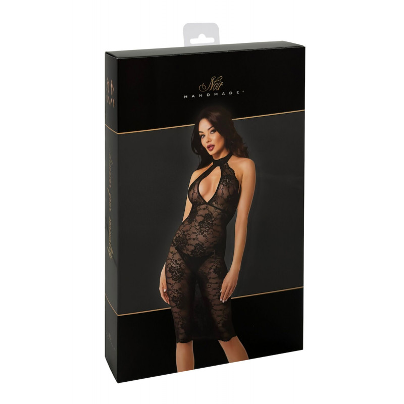 Застібка та спинка сукні Noir Handmade F338 Lace midi dress XXL - вишукані деталі