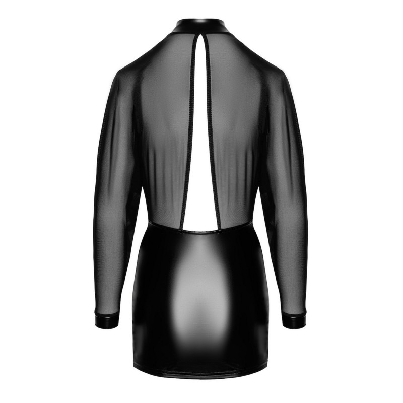 Елегантний тюль, використаний у сукні Noir Handmade F348, створює витончений образ