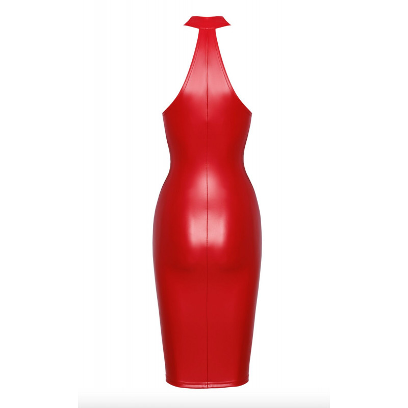 Сукня Noir Handmade F354 Red powerwetlook dress XL – загальний вигляд, повний образ