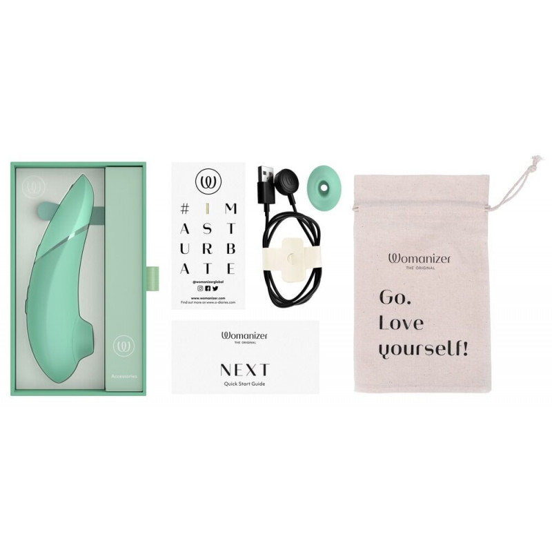 Womanizer Next Sage - комплект поставки, рожевий