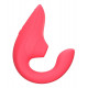 Кліторальний стимулятор Womanizer Blend Vibrant Rose, детальний вигляд збоку, що демонструє ергономічну форму