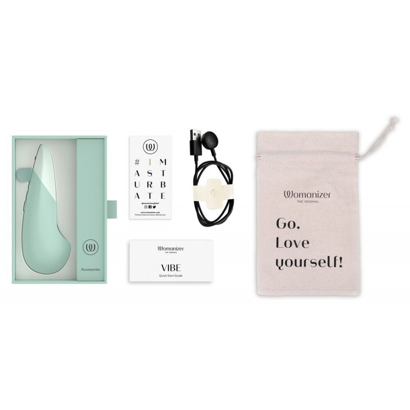 Мінівібратор Womanizer Vibe Sage у дії (умовне зображення, що демонструє використання)