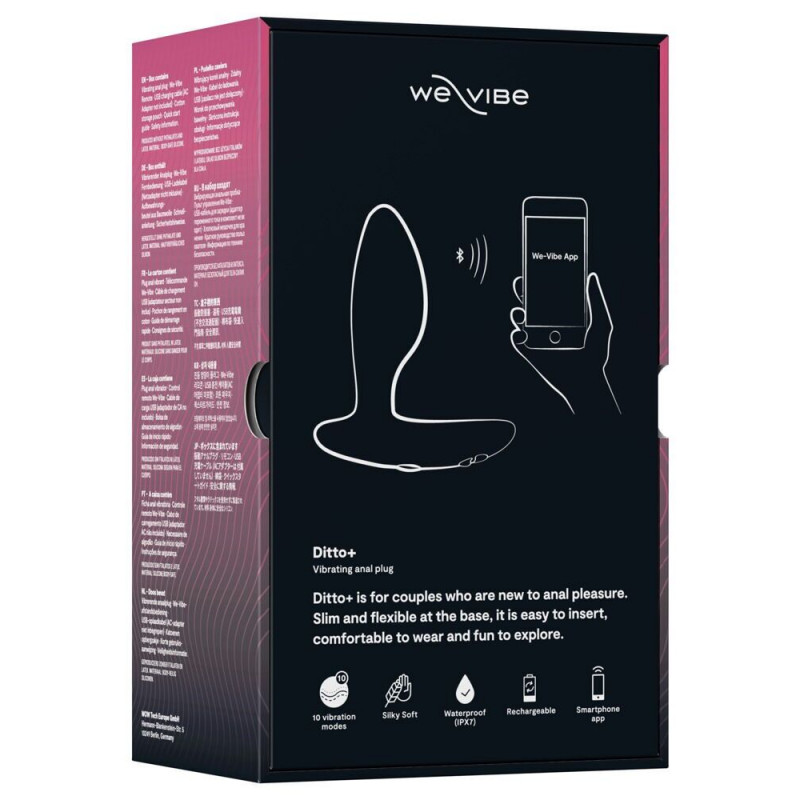 We-Vibe Ditto+ Satin Black: зручність використання, деталі