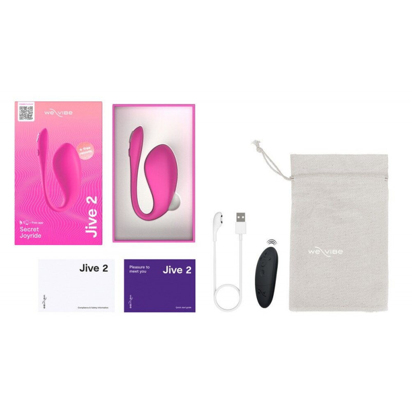 We-Vibe Jive 2 Electric Pink: демонстрація кольору Electric Pink