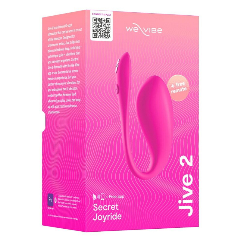 We-Vibe Jive 2 Electric Pink: вигляд збоку з акцентом на деталі