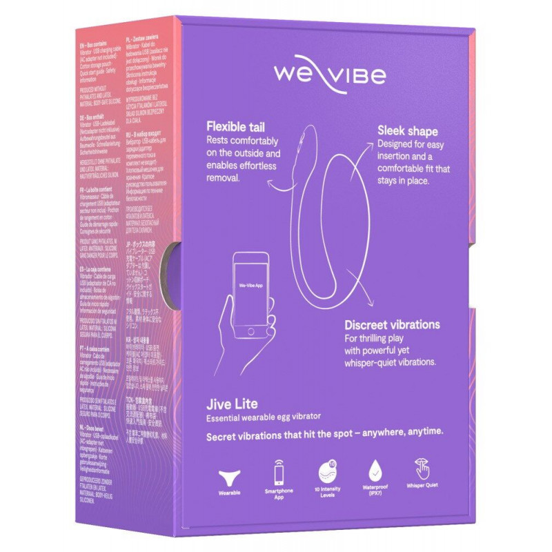 We-Vibe Jive Lite Purple - фіолетовий колір, привабливий вигляд
