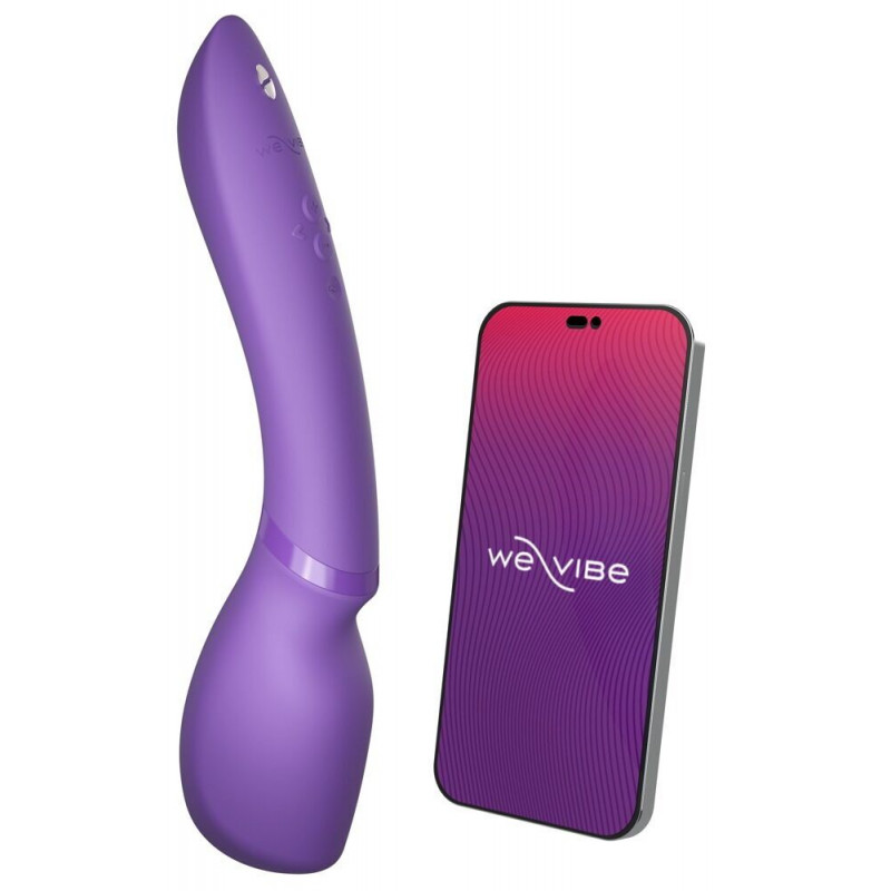 We-Vibe Wand 2 Purple: ближчий план, деталі дизайну та управління