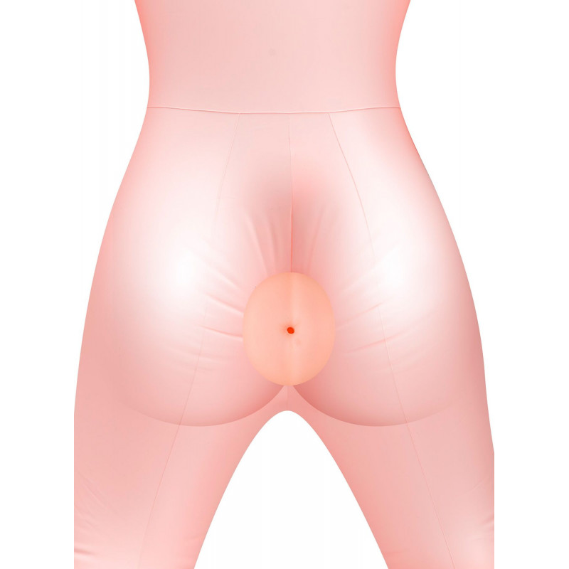 Надувна лялька Candy Dolls Pretty Blonde Блондинка, деталі одягу, біла сукня