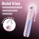 Вакуумний стимулятор Satisfyer Bold Kiss Violet 3D Air Pulse у повній комплектації