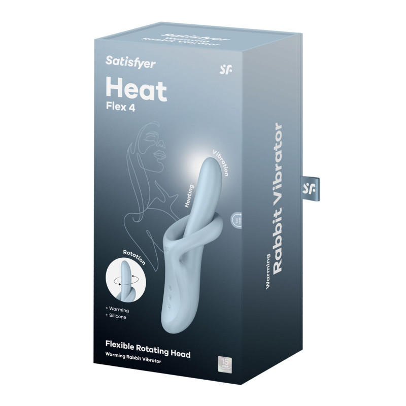 Satisfyer Heat Flex 4 Blue, деталі ротаційного механізму, інноваційний дизайн