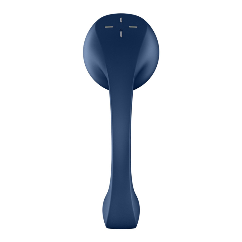 Satisfyer Pro+ Wave 4 Connect App: смарт-вібратор, вид збоку, демонстрація вигнутої форми для зручного доступу до точки G