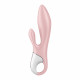 Вібратор-кролик Satisfyer Air Pump Bunny 3: детальний вигляд збоку, рожевий