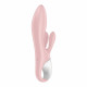 Вібратор-кролик Satisfyer Air Pump Bunny 3, надувний механізм, білий