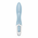 Вібратор-кролик Satisfyer Air Pump Bunny 1 в розгорнутому вигляді, демонструє надувні вушка