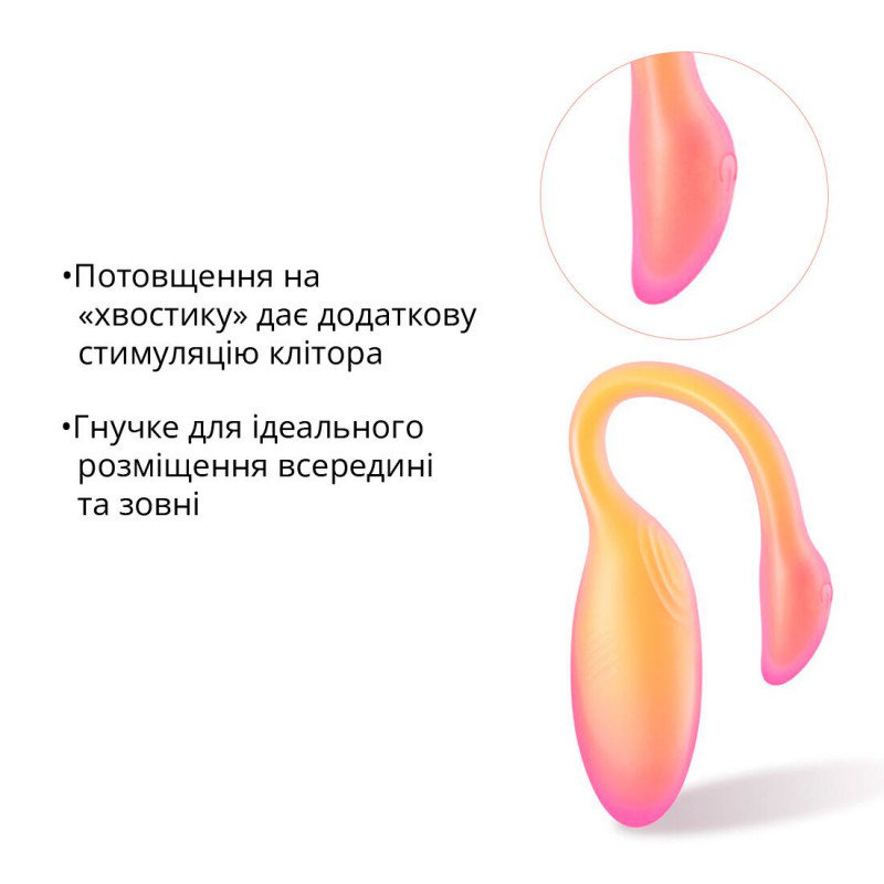 Смарт-віброяйце Magic Motion Flamingo Max Orange 2в1 – демонстрація зарядки через USB, бренд Magic Motion