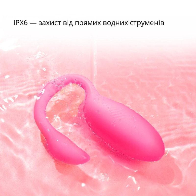 Технічні деталі смарт-віброяйця Magic Motion Flamingo Max Pink 2в1, рожеве