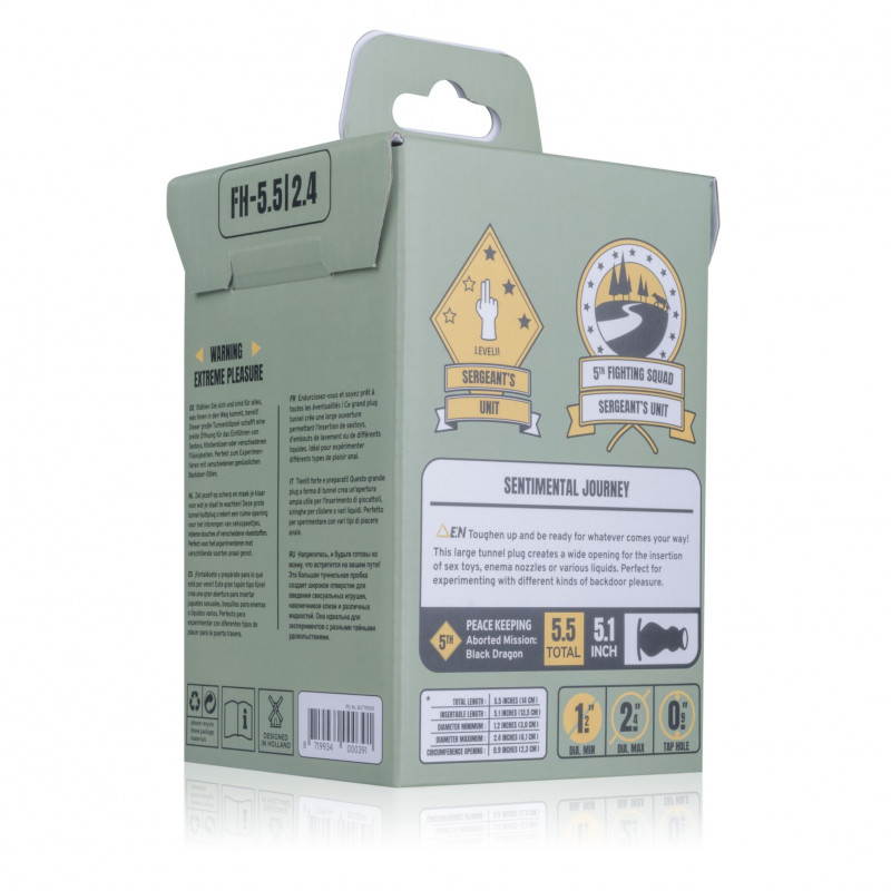 Вигляд анальної пробки BUTTR Foxhole Hollow Butt Plug знизу, що показує її основу та можливості для глибокого проникнення