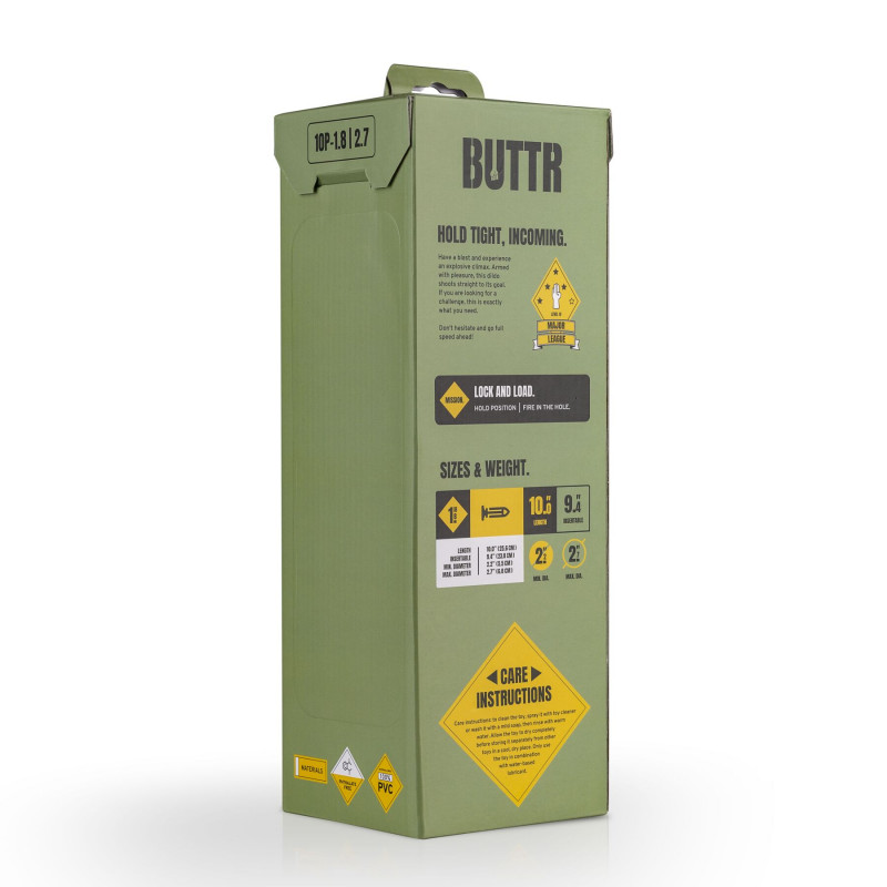 Анальна пробка BUTTR 10 Pounder XXL Dildo: деталі основи, стійкість та безпека