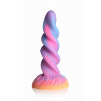 Фаллоімітатор Creature Cocks Unicorn Dildo, світиться в темряві, 20.6 см