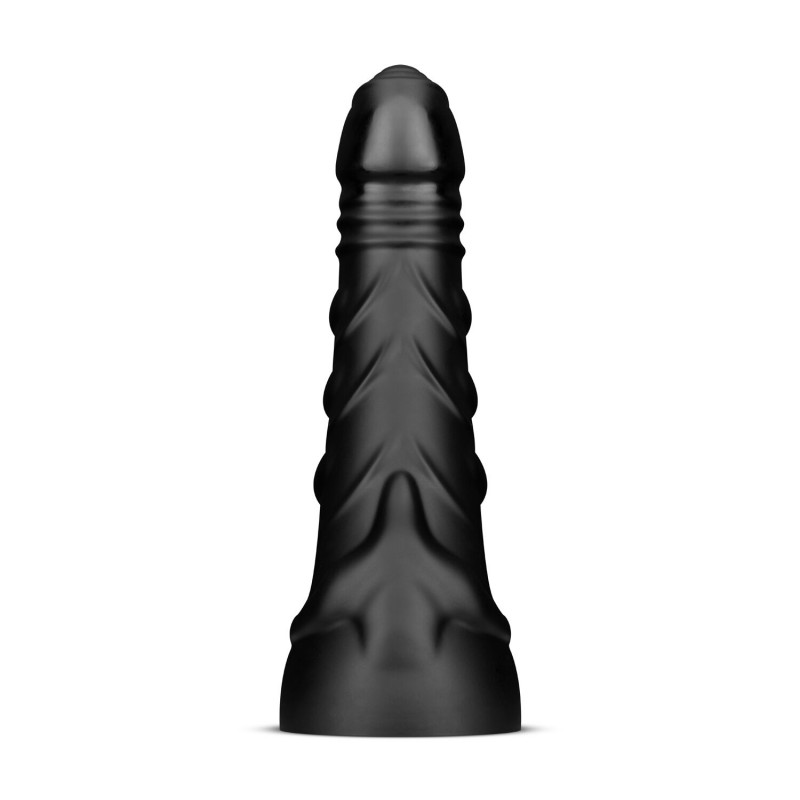 Фалоімітатор BUTTR Black Hawk Curved Anal Dildo: вид збоку, демонструє вигнуту форму