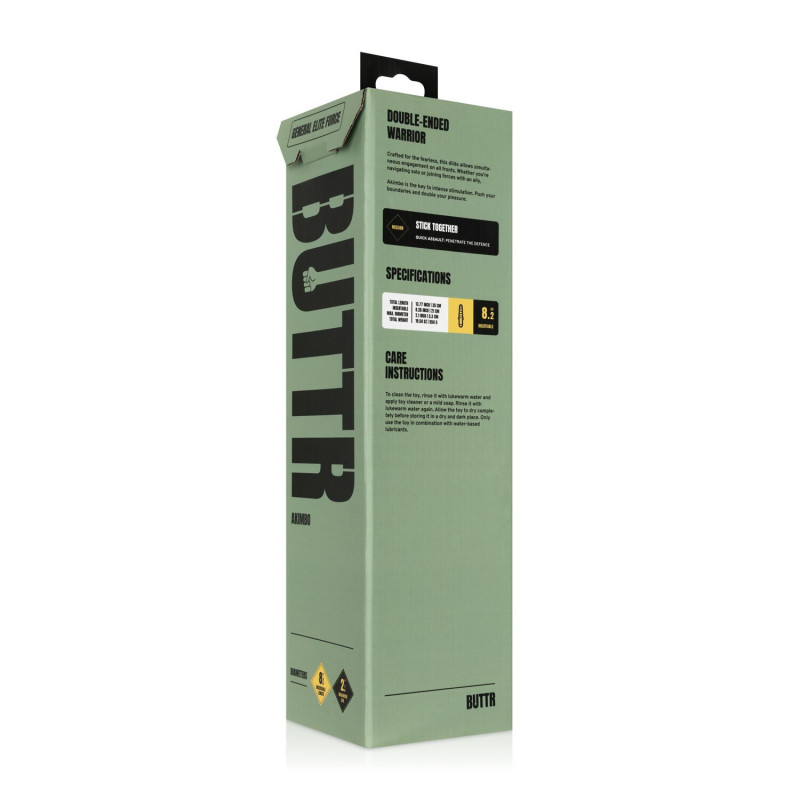 Матеріал двостороннього анального дилдо BUTTR Akimbo - сертифікація безпеки