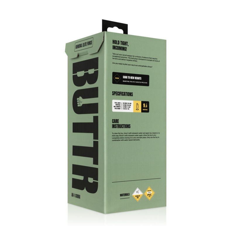 Анальна пробка BUTTR AH-1 Cobra з медичного силікону - в контексті використання