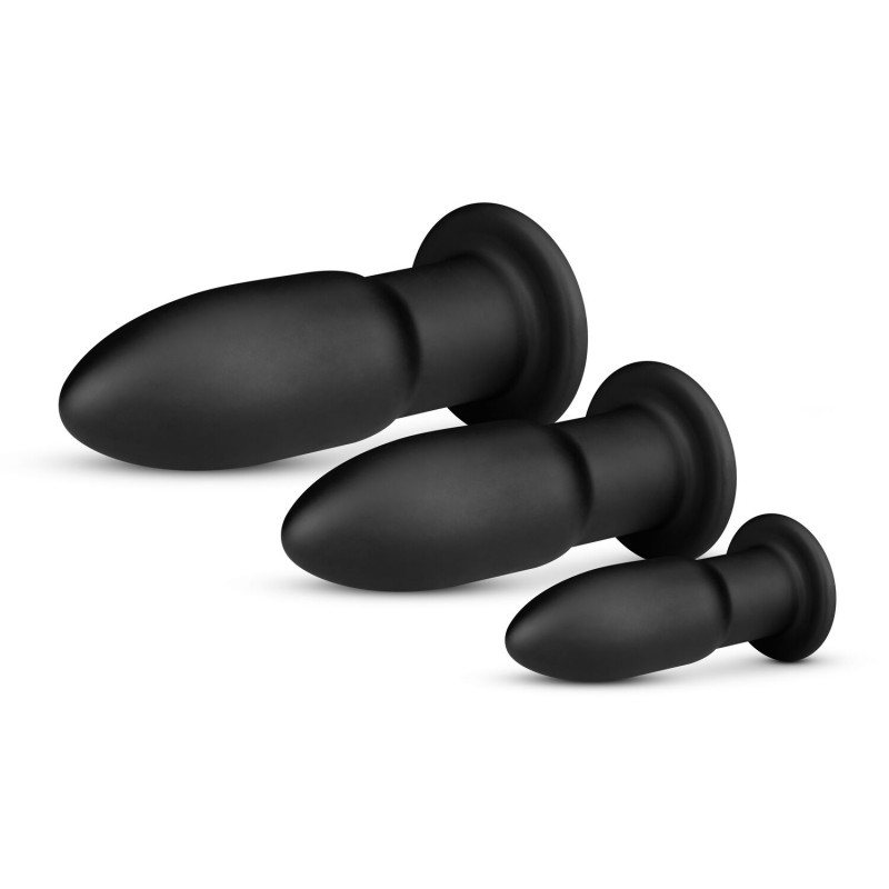 Набір анальних пробок BUTTR Cluster Bombs Anal Training Set - одна пробка зблизька, демонструє текстуру