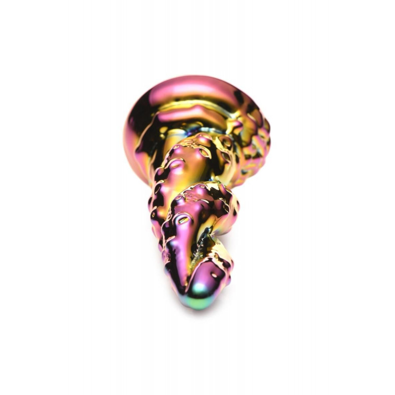 Упаковка скляного фалоімітатора Creature Cocks Enchanting Rainbow Glass Dildo, 16 см, преміальний вигляд