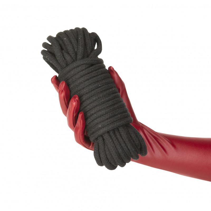 Упаковка мотузки для шибарі Punishment Bondage Rope, чорна