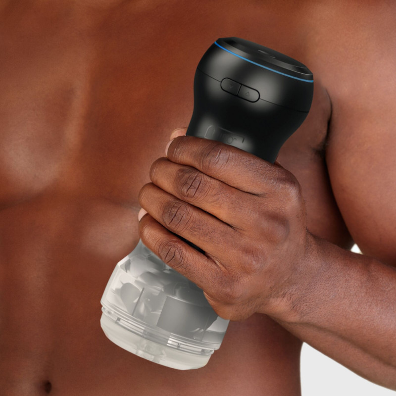 Мастурбатор Kiiroo Feel Pocket Crystal PowerBlow: деталі кристального дизайну