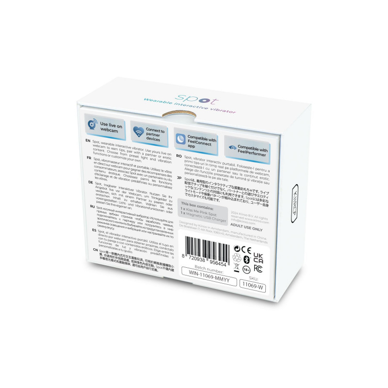 Зарядний пристрій для інтерактивного віброяйця Kiiroo Spot