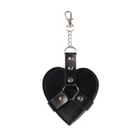 Брелок на карабине Art of Sex Chained Heart, Черный