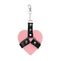 Брелок на карабіні Art of Sex Chained Heart, Рожевий