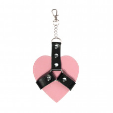 Брелок на карабіні Art of Sex Chained Heart, Рожевий — Keks-Hub